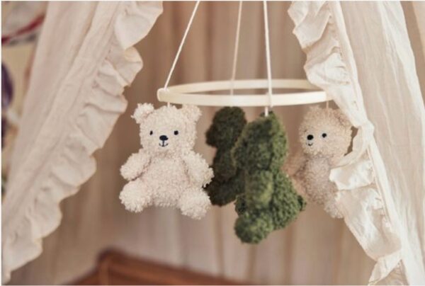 Baby mobiel teddy bear green/naturel - Afbeelding 2